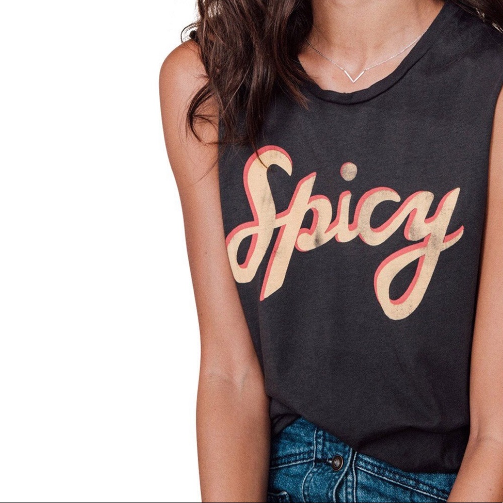 MATE the label ‘Spicy’ tank in S/M